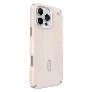 Speck Presidio2 Grip ClickLock & MagSafe vāciņš ierīcei iPhone 16 Pro Max, Bleached Bone / Heirloom Gold / Hazel Brown