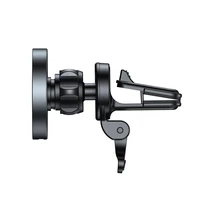 Tech-Protect MM15W-V5 automašīnas tālruņa turētājs ar MagSafe 15W indukcijas lādētāju, stiprināms pie gaisa ventilācijas - melns