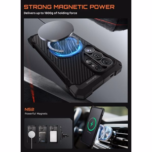 Supcase UB Grip Mag MagSafe futrālis Samsung Galaxy S26 Ultra - Melns