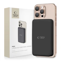 Tech-Protect PB24 LifeMag QI2 MagSafe 10000mAh Portatīvais lādētājs (m) - melns