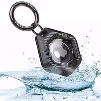 Tech-Protect Defense apvalks Apple AirTag 1/2 - melna