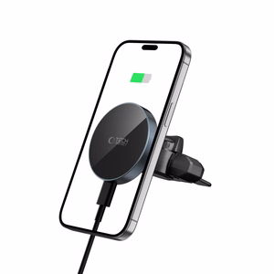 Tech-Protect mm15W-V5 magnētiskais MagSafe auto turētājs ventilācijai/CD slotam melns