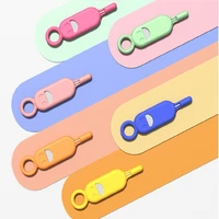 Key / needle for SIM card tray needle keychain pink