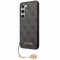 Guess 4G Charms Collection viedtālruņa apvalks Samsung Galaxy A35 - melns