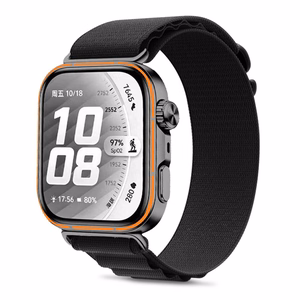 Tech-Protect Nylon Pro Strap for Huawei Watch Fit 3 / 4 / 4 Pro / 5 / 5 Pro - Black