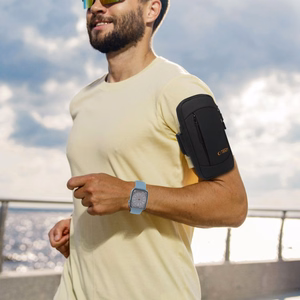 TECH-PROTECT M6 universāla sporta rokas saite melna/oranža