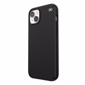 Speck Presidio2 Pro MagSafe vāciņš ierīcei iPhone 15 Plus / 14 Plus, ar Microban pretmikrobu aizsardzību, “Black / Black / White” krāsu kombinācija
