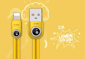 REMAX kabelis Lemen RC-101m - USB uz Micro USB - dzeltens