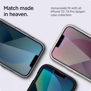 Spigen Glas.tR EZ Fit Privacy rūdītais stikls iPhone 13 Pro Max - 2 gab.
