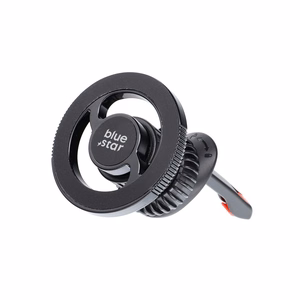 BLUE STAR magnētiskais automobiļa turētājs gaisa ventilācijai saderīgs ar MagSafe SMART LOCK X1 melns