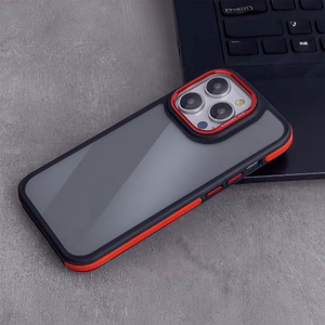 Telefona Maciņš "Crystal Black" Samsung S911 S23 Sarkans