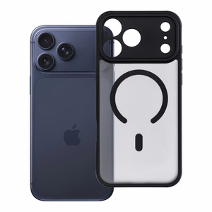 Full Matte Mag Cover maciņš modelim iPhone 17 Pro Max / 18 Pro Max, saderīgs ar MagSafe – melns