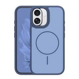 Frame Thin Mag maciņš for iPhone 16 6,1" tumši zils