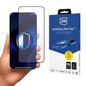 Matēts rūdītais stikls 3mk HardGlass Matt Max Apple Iphone 17 Air viedtālrunim