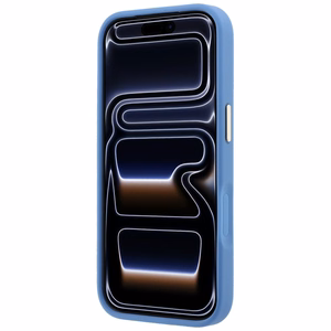 Guess 4G Classic Logo vāciņš modelim iPhone 18 Pro Max / 17 Pro Max, ar 360° gredzenu-statīvu, saderīgs ar MagSafe – zils