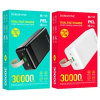 External battery Power Bank Borofone BJ19B PD20W+QC3.0 30000mAh black