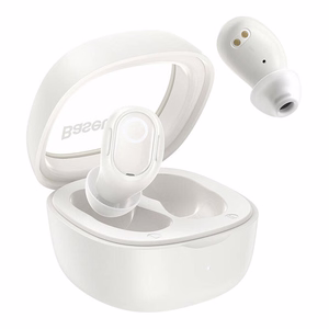 Bezvadu austiņas Baseus Bowie WM02 TWS, Bluetooth 5.0 (baltas) OS
