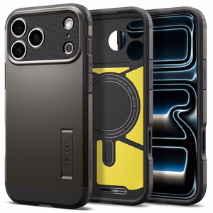 Spigen Tough Armor T MagSafe maciņš iPhone 17 Pro Max / 18 Pro Max, grafīta krāsā