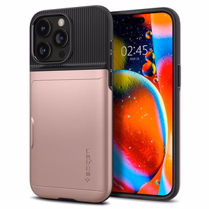 Spigen Slim Armor CS viedtālruņa apvalks iPhone 15 Pro Max - rozā