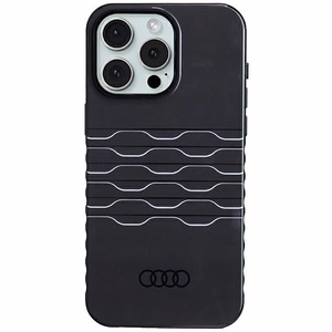 Audi IML MagSafe viedtālruņa apvalks iPhone 15 Pro Max - melns