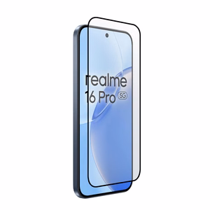 Crong 3D Armour Glass Lite pa visu virsmu līmējams rūdīta stikla ekrāna aizsargs Realme 16 Pro 5G