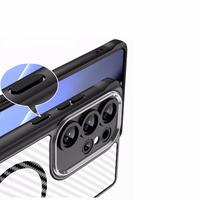 Defender Carbon Mag viedtālruņa apvalks Samsung Galaxy S26 Ultra melns