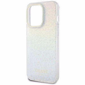 Guess IML Faceted Mirror Disco Iridescent viedtālruņa apvalks iPhone 14 Pro - daudzkrāsains