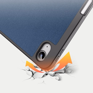 Dux Ducis Domo apvalks iPad 10.9'' 2022 (10. paaudze) ar viedo vāciņu un statīvu zils