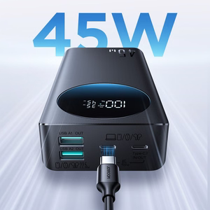 Joyroom JR-PBF02 Pro внешний аккумулятор 20000 мАч 45W с цифровым дисплеем 2x USB-A 2x USB-C чёрный