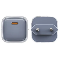 Acefast A53 PD 30W GaN USB-C lādētājs ar ekrānu - pelēks