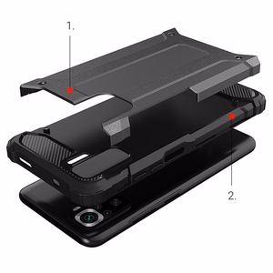Hibrīds bruņu apvalks Xiaomi Redmi Note 11 Pro+ 5G (Ķīna) / 11 Pro 5G (Ķīna) / Mi11i HyperCharge / Poco X4 NFC 5G zils