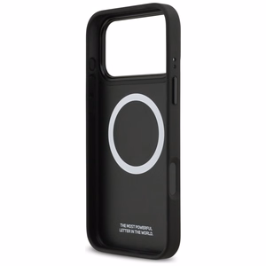 BMW M Tricolor Metal Logo MagSafe Case for iPhone 17 Pro Max - Gray