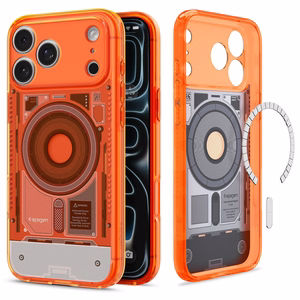 Spigen Ultra Hybrid MagSafe maciņš iPhone 18 Pro / 17 Pro, oranžs