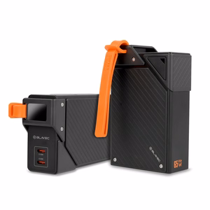 Blavec BJ-50 Tytan ārējais akumulators, 20 000 mAh, 65 W, 2× USB-C (PBBJ50A), melns