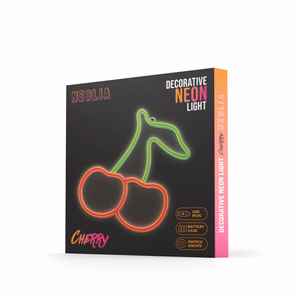 Neon LED Light CHERRY zaļš sarkans NNE23 Neolia