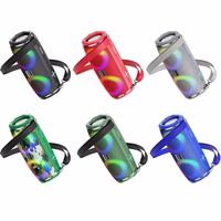 Bluetooth skaļrunis LED 2 x 5W 2h Hoco HC12 melns