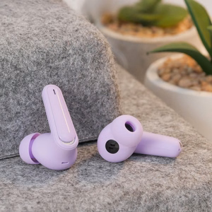 HOCO bezvadu austiņas bluetooth TWS EQ23 violetas