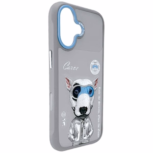 Nimmy Cool&Cute 2.0 nag viedtālruņa apvalks iPhone 17 - pelēks