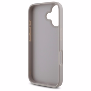 Guess 4G lielā logotipa viedtālruņa apvalks iPhone 16 - rozā