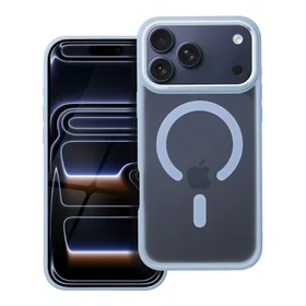 MATTE MAG COVER magnētiskais viedtālruņa apvalks, saderīgs ar MagSafe, paredzēts IPHONE 17 Pro Max, zils