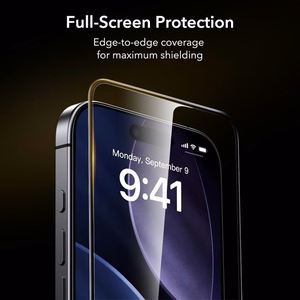 ESR UltraFit Armorite Pro rūdīts stikls iPhone 16 Pro / 17 - caurspīdīgs