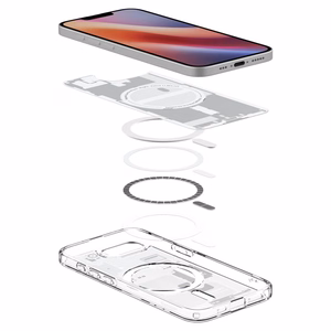 Spigen Ultra Hybrid Magnētiskais viedtālruņa apvalks iPhone 16e Zero One - balts