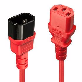BAROŠANAS KABEĻA IEC PAGARINĀJUMS 2M/SARKANS 30478 LINDY