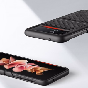 Phone Maciņš Dux Ducis "Venice" priekš Samsung F711 Z Flip3 Melns