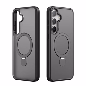 Futrālis Dux Ducis Yind With Magnetic Stand priekš Samsung S936 S25 Plus melns