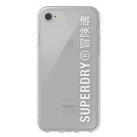 SuperDry Snap iPhone 6/6s/7/8/SE 2020 / SE 2022 Caurspīdīgs maciņš balts 41573