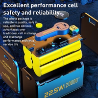 Portatīvais lādētājs WK Design "WP-337" Melns 20000mAh (PD 20W / QC3.0 22.5W)