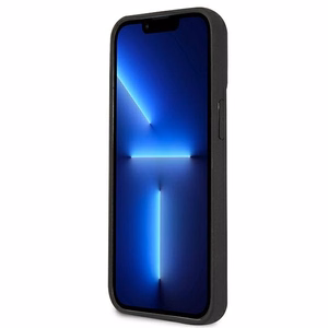 Karl Lagerfeld 3D gumijas Choupette apvalks viedtālrunim iPhone 13 Pro / iPhone 13 - melns