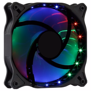 Aerocool COSMO12FRGB datora ventilators 12 cm LED RGB Molex kluss melns