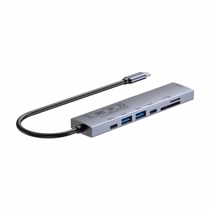 UNITEK USB-C 7-in-1 sadalītājs PD 100W HDMI 2.0 ar ieslēgšanas/izslēgšanas slēdzi